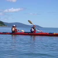 1 journée de kayak de mer à Petite-Rivière à Baie-Saint-Paul
