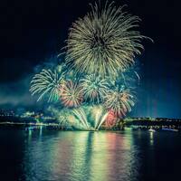 Croisière aux feux d'artifice